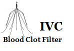 IVC blood clot filter